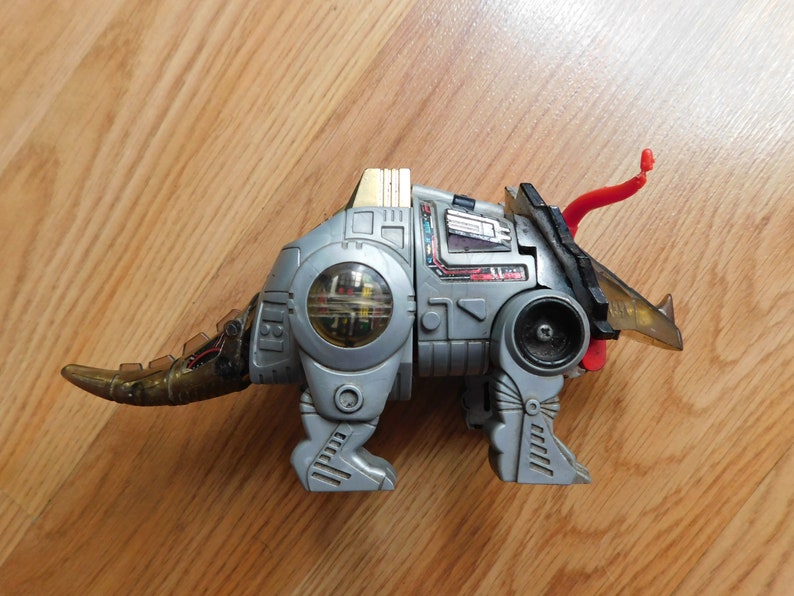 Vintage 1984 Slag Dinobot Triceratops Dinosaur Transformer G1 Etsy