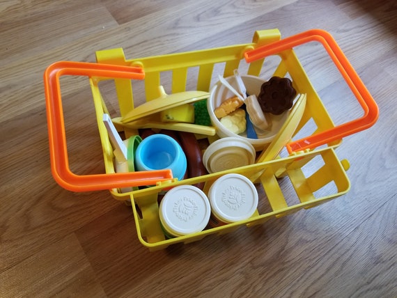 vintage fisher price shopping cart