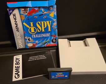 Vintage I Spy Challenger Nintendo Game Boy Advance, 2002 Complete With Manual And Box (GBA) Authentic Game Boy Advance Game