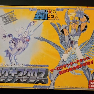 Vintage 1988 Bandai Japan ToySaint Seiya  CYGNUS Figure POPY CHOGOKIN Action Figure, Vintage Retro Anime