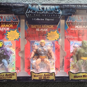 Vintage 2001 Mattel Masters of The Universe Commemorative Series II MOTU 5pk Set