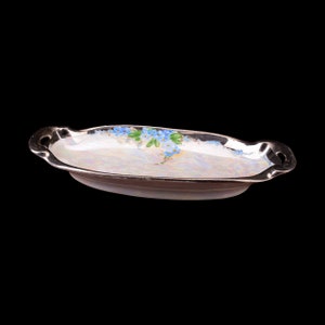 Hand Painted Vintage Butter Dish