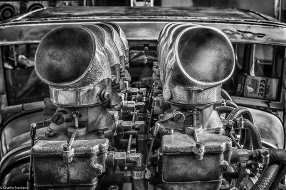 Man Cave Cars 12 x 18 Picture Fine Art HDR Print