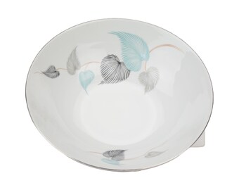 Vintage Eschenbach China Serving Bowl: Baronet Shirley Pattern, Bavaria Germany