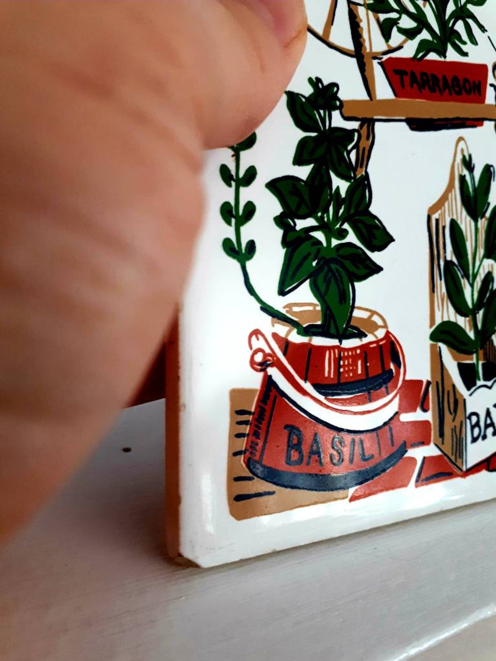 Vintage H & R Johnson tile Etsy