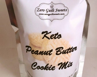 MIX, 2 FLAVORS, Keto Peanut Butter or PB Chocolate Chip Cookie Mix