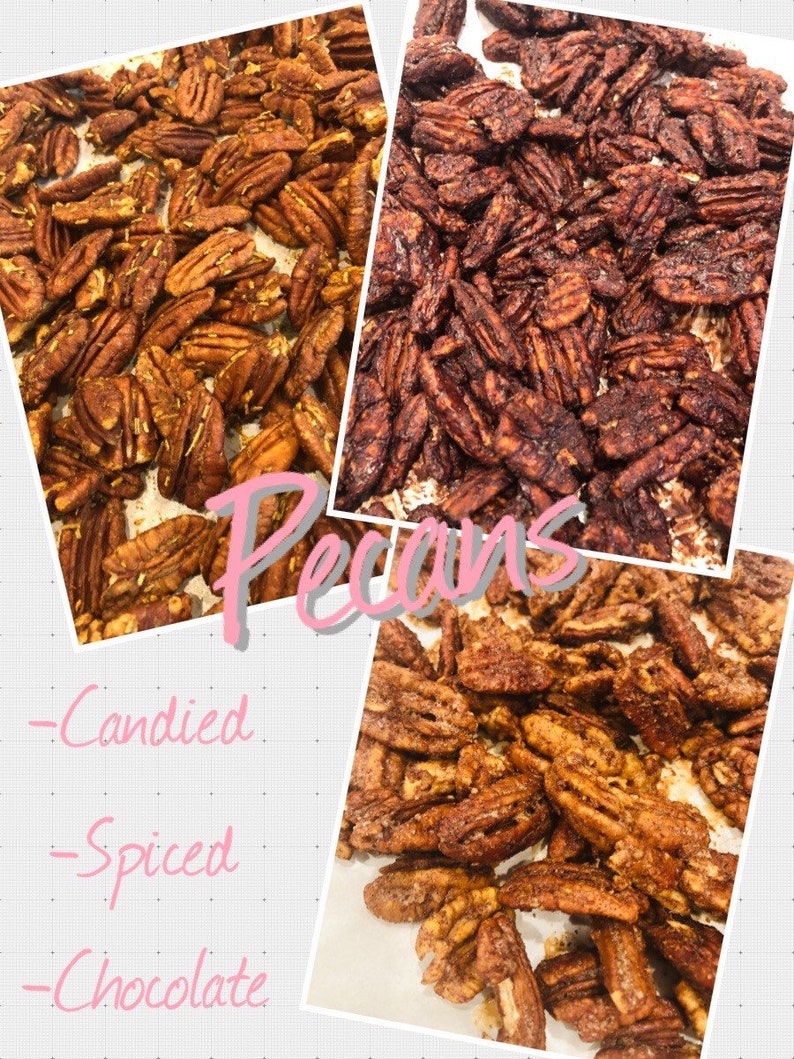 4 FLAVORS Almonds, Pecans, or Walnuts...Keto Candied, Keto Pumpkin Spiced, Keto Spiced, Keto Chocolate image 4