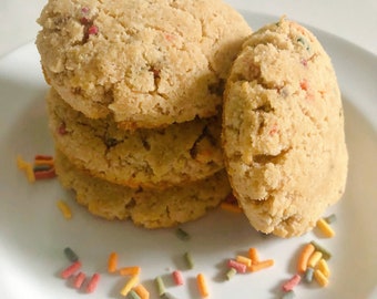 Baker's Dozen Keto Funfetti Cookies