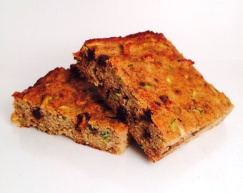 Keto Zucchini Banana Bread Bars