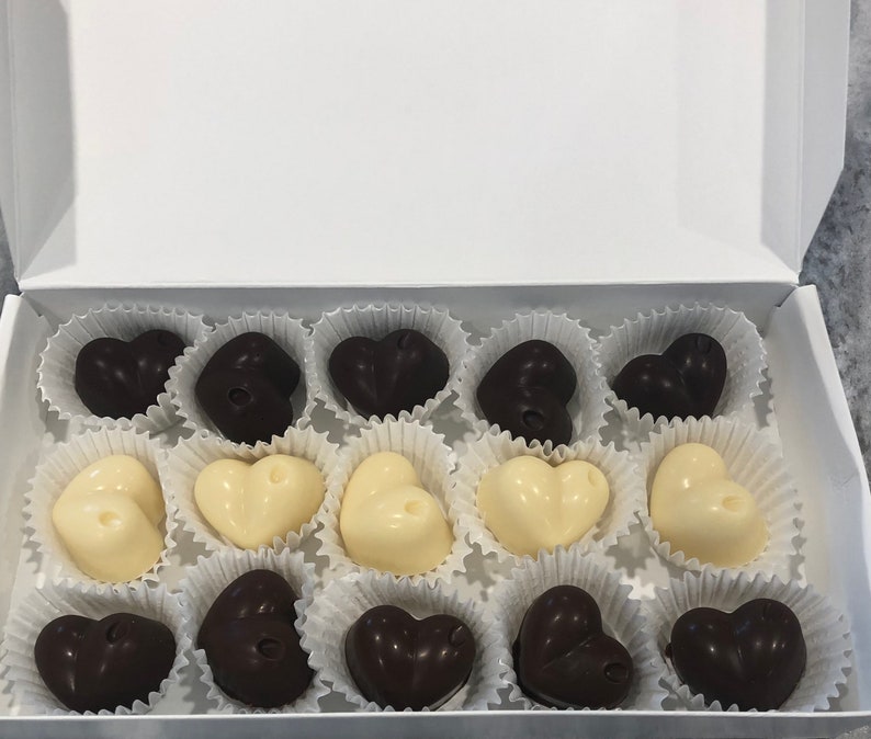 15 Premium Chocolate Hearts or Keto Friendly Chocolate Hearts image 4