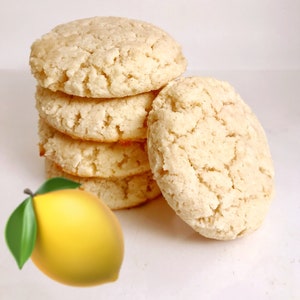 Baker's Dozen Keto Lemon Sugar Cookies