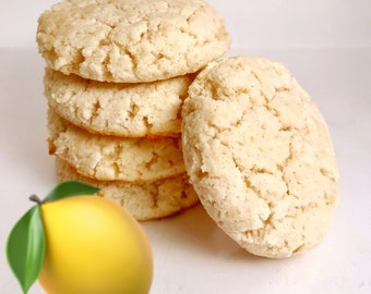 Baker's Dozen Keto Lemon Sugar Cookies