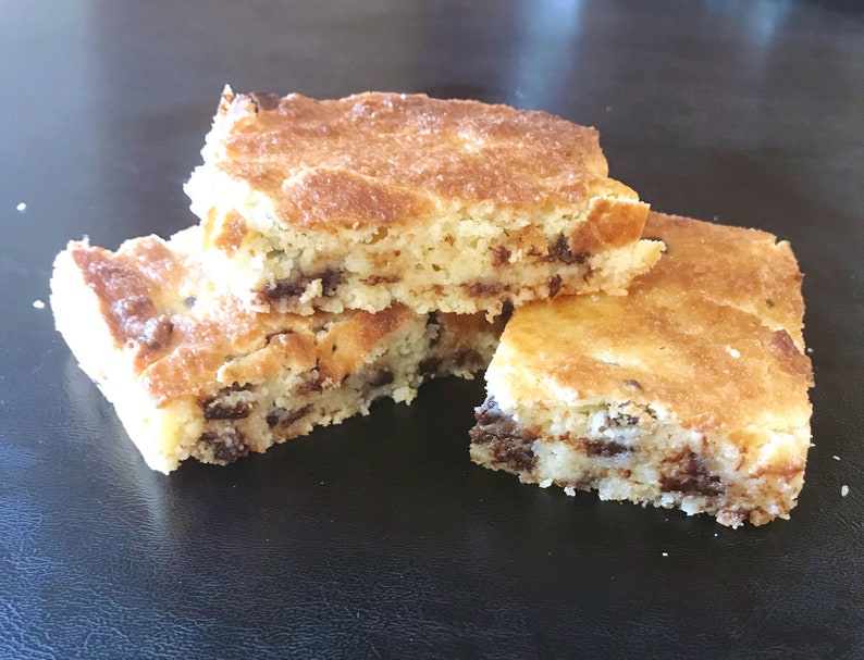 Keto Chocolate Chip or Coffee Cake Cake Bars, Seasonal Pumpkin Options