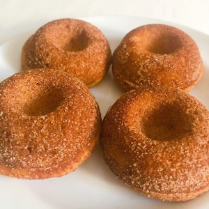 Dozen Keto Mini Donuts, Cinnamon Sugar, Powdered Sugar, Glazed