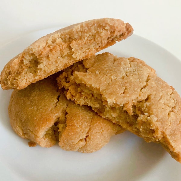 KETO Copycat Crumbl Ultimate Peanut Butter Cookies