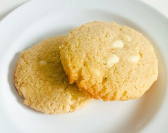 Dozen Keto (Cranberry-Seasonal) White Chocolate Chip Cookies