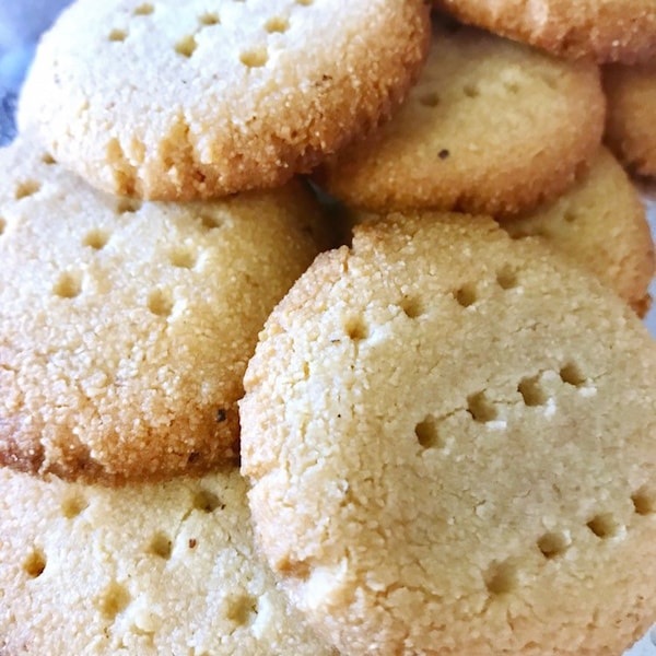 Dozen Keto Shortbread, or Lemon Shortbread, Cookies