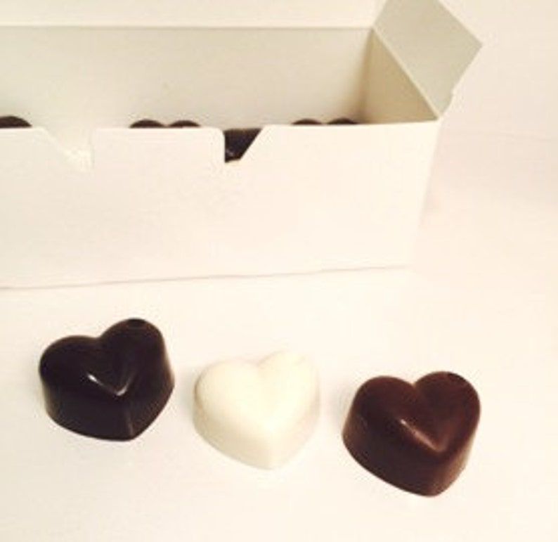 15 Premium Chocolate Hearts or Keto Friendly Chocolate Hearts image 2