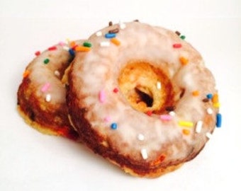 DOZEN Low Carb Cake Donuts, Gluten Free, High Protein, Low Sugar, Blueberry, Chocolate Chip, PB, Strawberry, Apple, Funfetti, S'mores