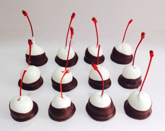 18 Double Dipped Chocolate Covered Cherries