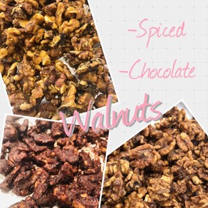 4 FLAVORS Almonds, Pecans, or Walnuts...Keto Candied, Keto Pumpkin Spiced, Keto Spiced, Keto Chocolate image 5