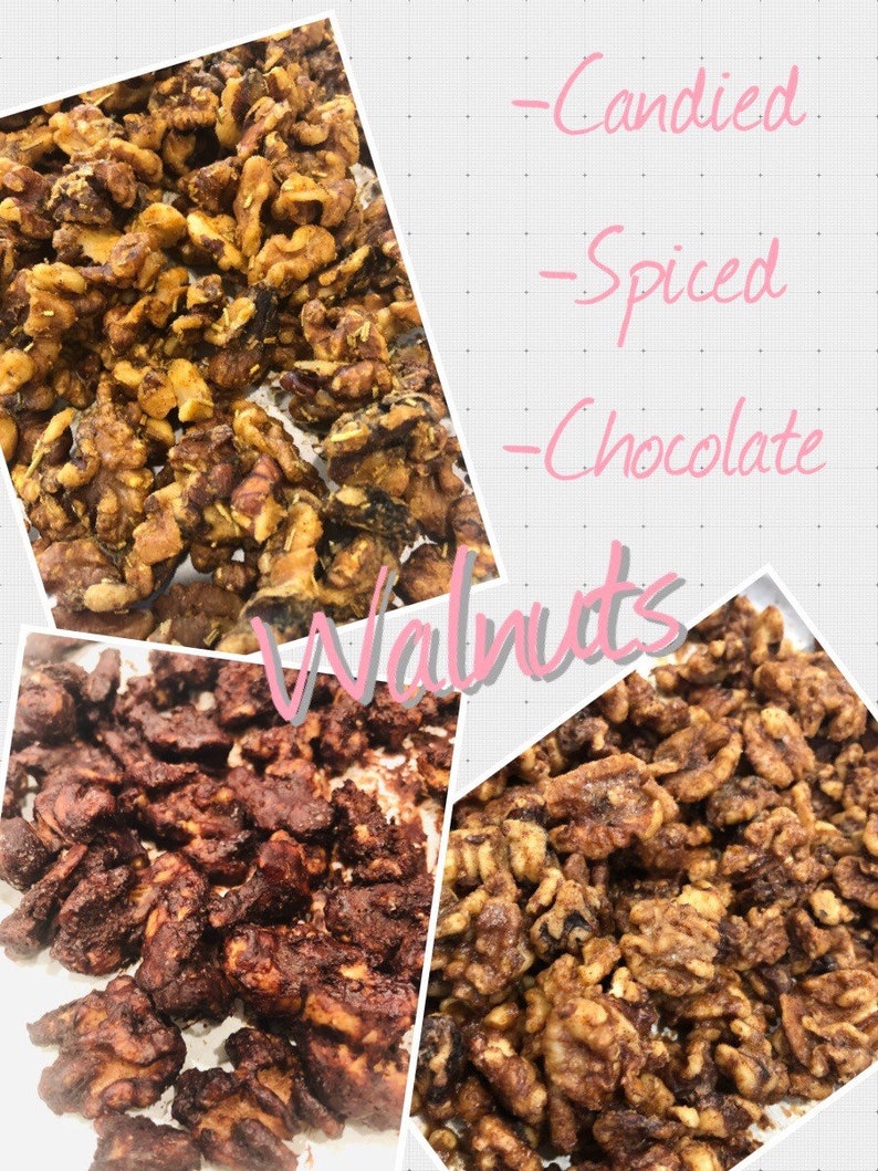 4 FLAVORS Almonds, Pecans, or Walnuts...Keto Candied, Keto Pumpkin Spiced, Keto Spiced, Keto Chocolate image 5