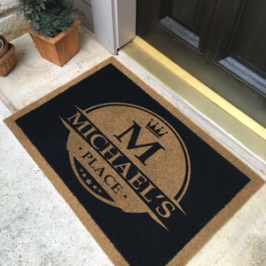 Kundenspezifische Fußmatte - personalisierte Infinity Mat ™, rutschfest, langlebig und lichtbeständig, hergestellt in den USA