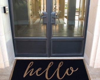 Custom Door Mat – Personalized Infinity Mat™, All-Weather Non-Slip, Durable & Fade-Resistant, Made in USA