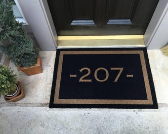 Custom Door Mat – Personalized Infinity Mat™, All-Weather Non-Slip, Durable & Fade-Resistant, Made in USA