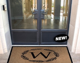 Custom Door Mat – Personalized Infinity Mat™, All-Weather Non-Slip, Durable & Fade-Resistant, Made in USA