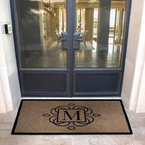 Custom Door Mat – Personalized Infinity Mat™, All-Weather Non-Slip, Durable & Fade-Resistant, Made in USA