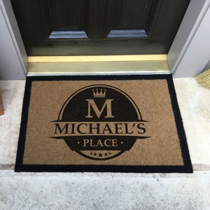 Kundenspezifische Fußmatte - personalisierte Infinity Mat ™, rutschfest, langlebig und lichtbeständig, hergestellt in den USA