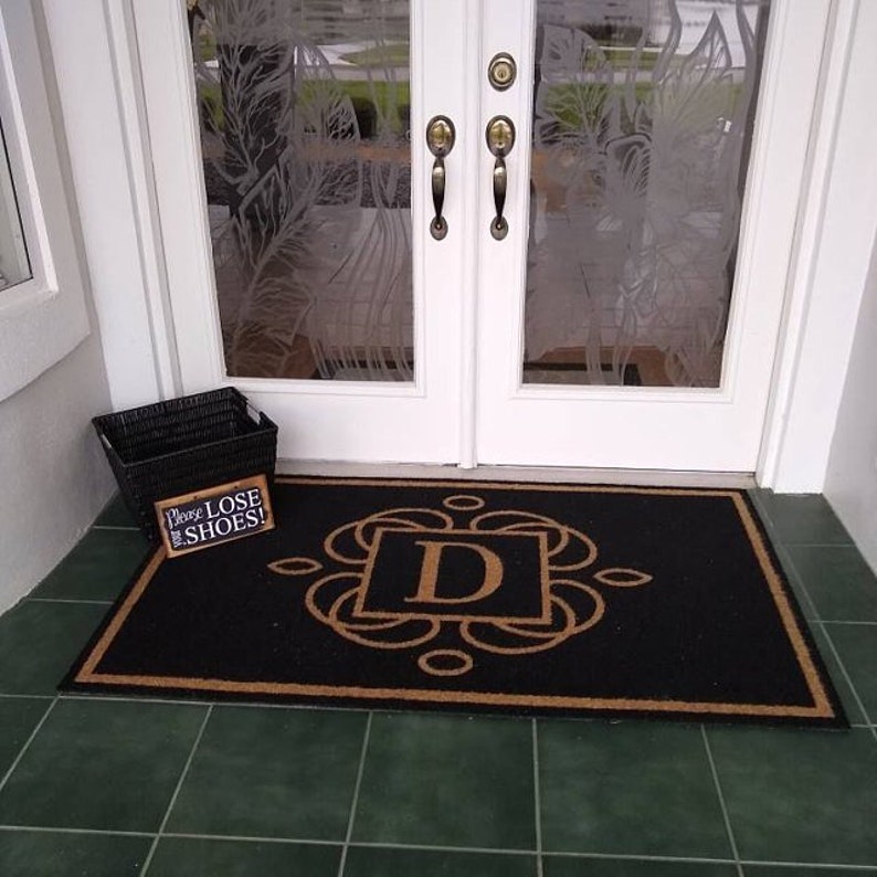 The Most Durable and Elegant Custom Door Mat Available. Etsy