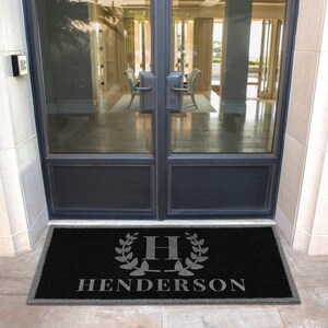 Custom Door Mat – Personalized Infinity Mat™, All-Weather Non-Slip, Durable & Fade-Resistant, Made in USA