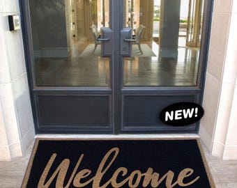 Custom Door Mat – Personalized Infinity Mat™, All-Weather Non-Slip, Durable & Fade-Resistant, Made in USA