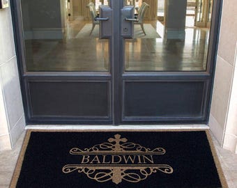 Custom Door Mat – Personalized Infinity Mat™, All-Weather Non-Slip, Durable & Fade-Resistant, Made in USA