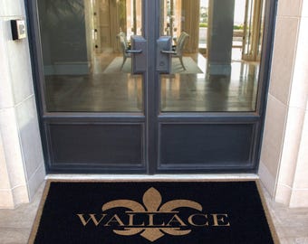 Custom Door Mat – Personalized Infinity Mat™, All-Weather Non-Slip, Durable & Fade-Resistant, Made in USA