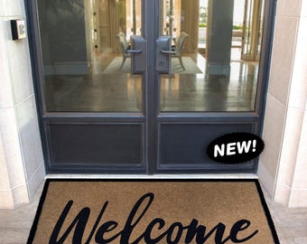 Custom Door Mat – Personalized Infinity Mat™, All-Weather Non-Slip, Durable & Fade-Resistant, Made in USA