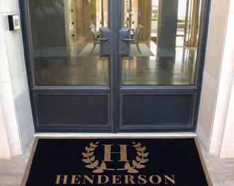 Custom Door Mat – Personalized Infinity Mat™, All-Weather Non-Slip, Durable & Fade-Resistant, Made in USA