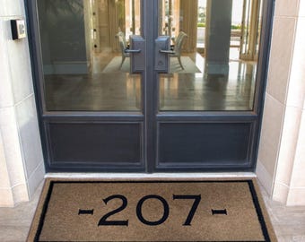 Custom Door Mat – Personalized Infinity Mat™, All-Weather Non-Slip, Durable & Fade-Resistant, Made in USA