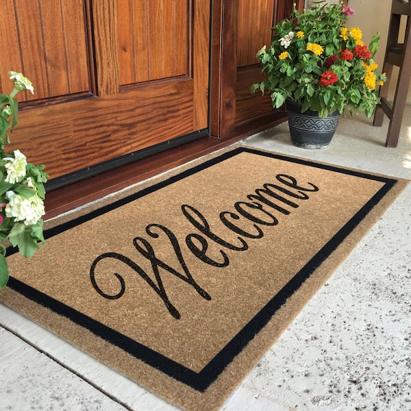 Custom Door Mat: Durable All-Weather Infinity Mat™, Non-Slip Personalized Welcome Mat, Made in USA