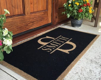 Custom Door Mat: Durable All-Weather Infinity Mat™, Non-Slip Personalized Welcome Mat, Made in USA