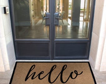 Custom Door Mat – Personalized Infinity Mat™, All-Weather Non-Slip, Durable & Fade-Resistant, Made in USA