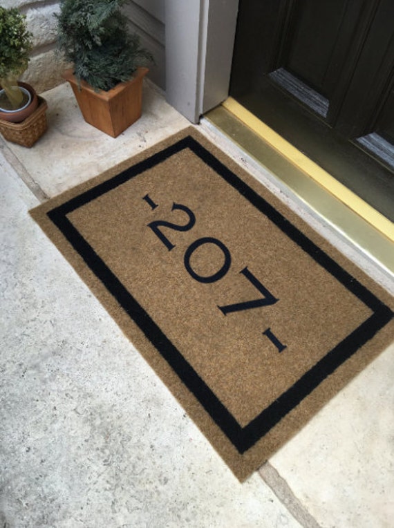 The Most Durable And Elegant Custom Door Mat Available Etsy