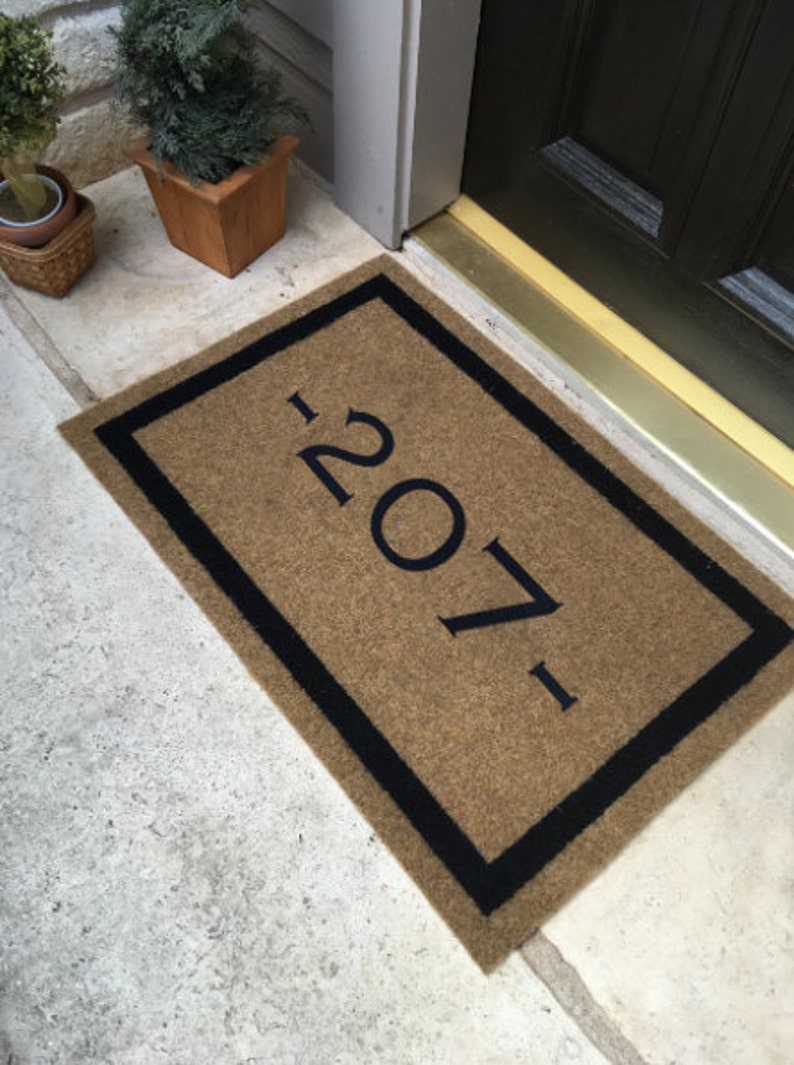 The Most Durable and Elegant Custom Door Mat Available. Etsy