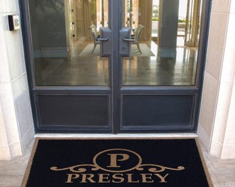 Custom Door Mat – Personalized Infinity Mat™, All-Weather Non-Slip, Durable & Fade-Resistant, Made in USA