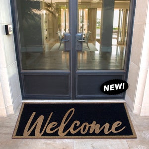 El felpudo personalizado más duradero y elegante del mercado. Infinity Custom Door Mats... El felpudo que puedes conservar para siempre. ¡El regalo perfecto!