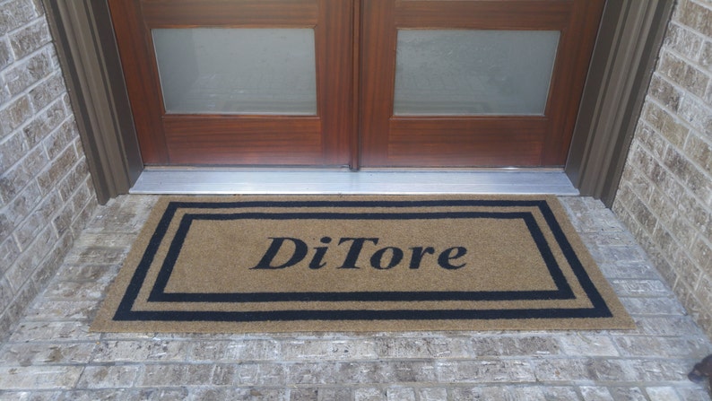 The Most Durable and Elegant Custom Door Mat Available. Infinity Custom Door Mats...The Door Mat You Can Keep Forever. Makes a perfect gift image 1