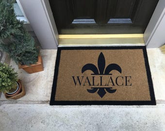 Custom Door Mat – Personalized Infinity Mat™, All-Weather Non-Slip, Durable & Fade-Resistant, Made in USA