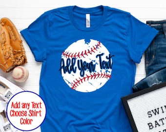 Custom Baseball Shirt, Custom Baseball TShirt, Custom Baseball Team Shirts, Baseball Mom Shirts, Baseball Team Shirt, Personalized Baseball